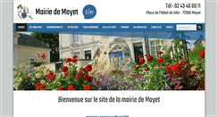 Desktop Screenshot of mairie-mayet.fr